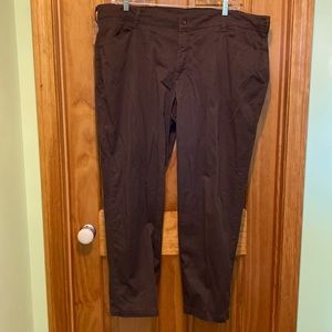 Lee trousers, 24W, chocolate brown